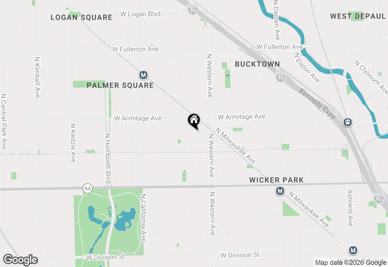 Map of 1904 Campbell Avenue, Chicago Heights, IL 60411