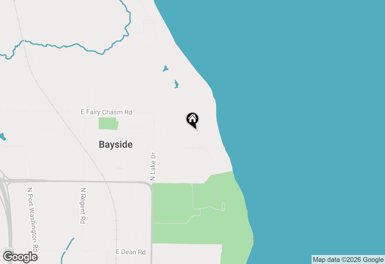 Map of 1435 E Fairy Chasm Rd, Bayside, WI 53217