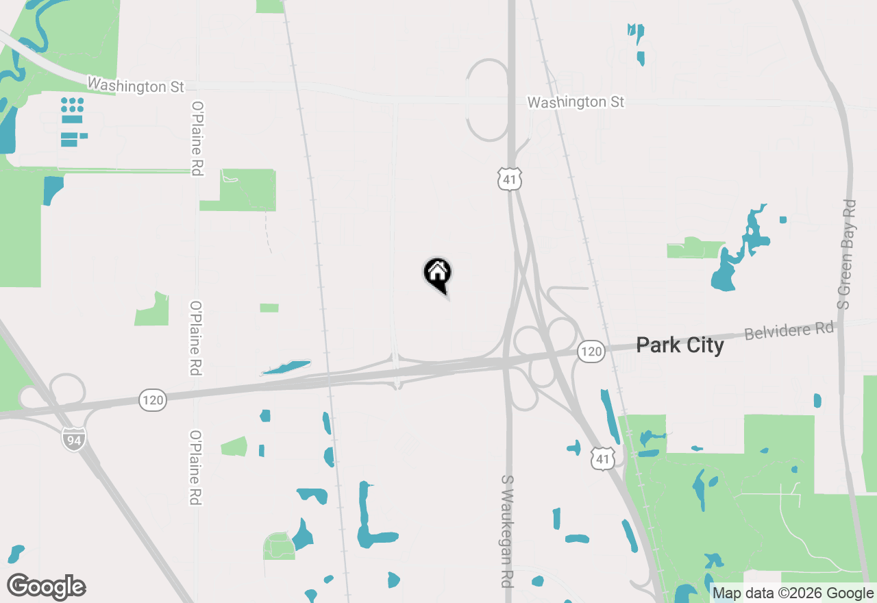 Map of 310 Greenview Drive, Park City, IL 60085