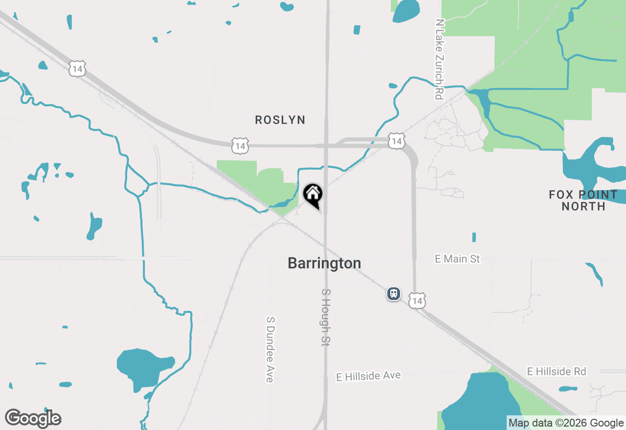 Map of 101 W Liberty Street #213, Barrington, IL 60010