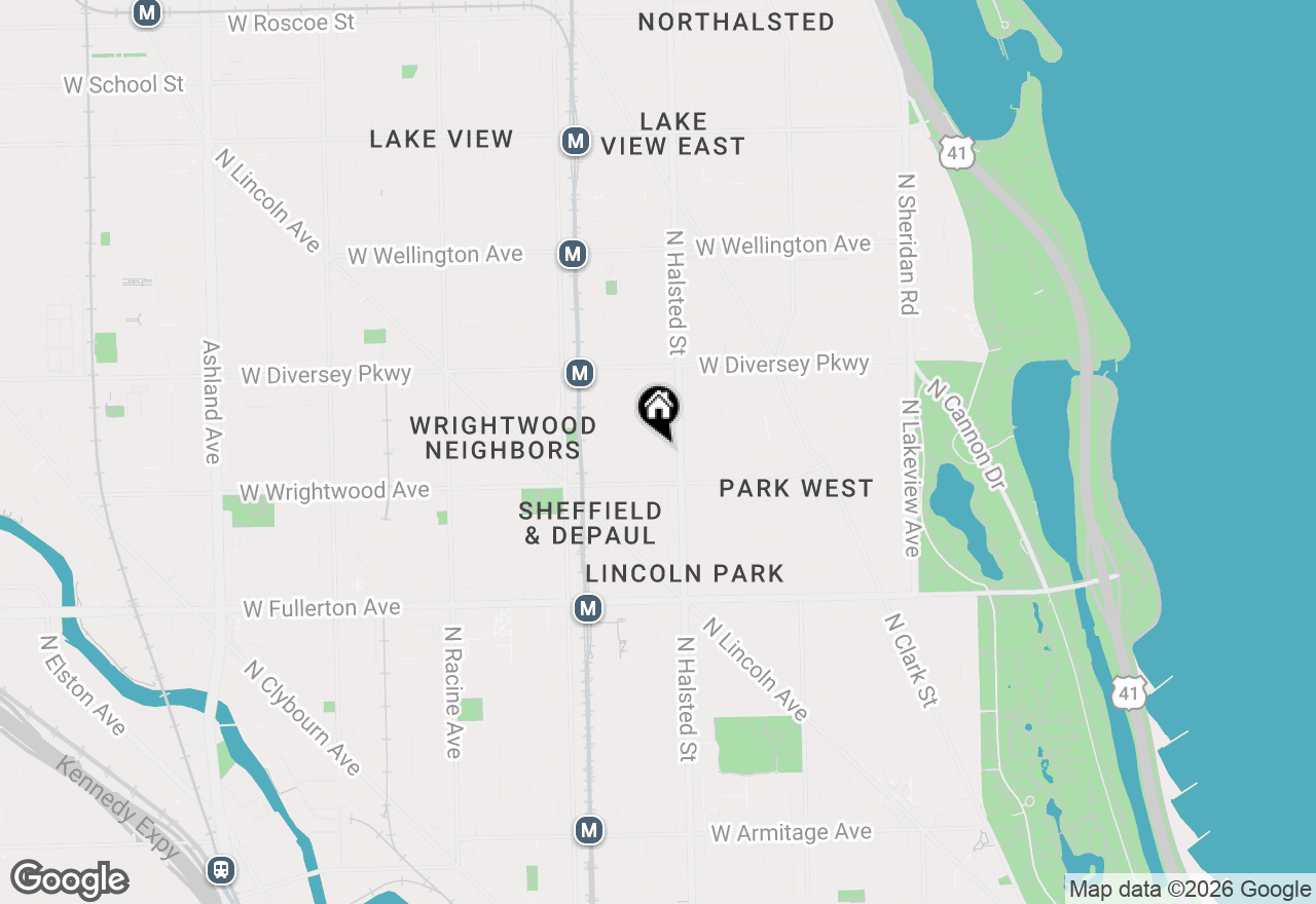 Map of 2633 N Dayton Street, Chicago, IL 60614