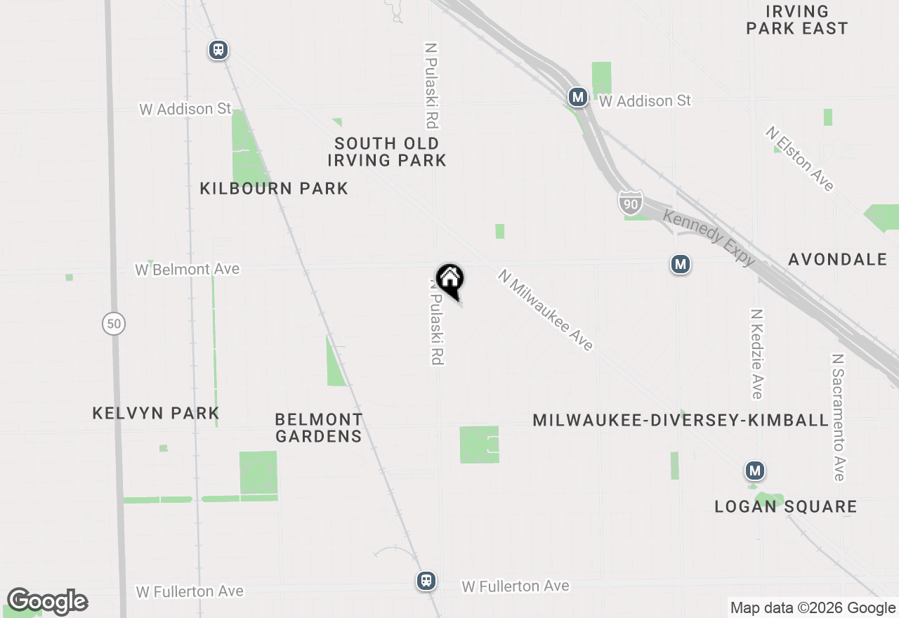 Map of 3975 W Barry Avenue, Chicago, IL 60618