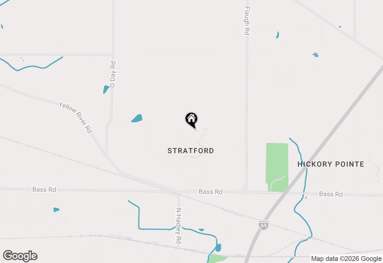 Map of 2201 Cedar Ridge Cove, Fort Wayne, IN 46818