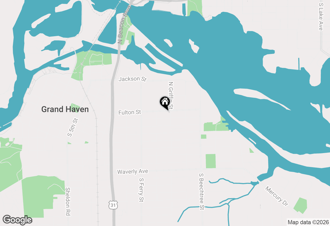 Map of 1236 Fulton, Grand Haven, MI 49417