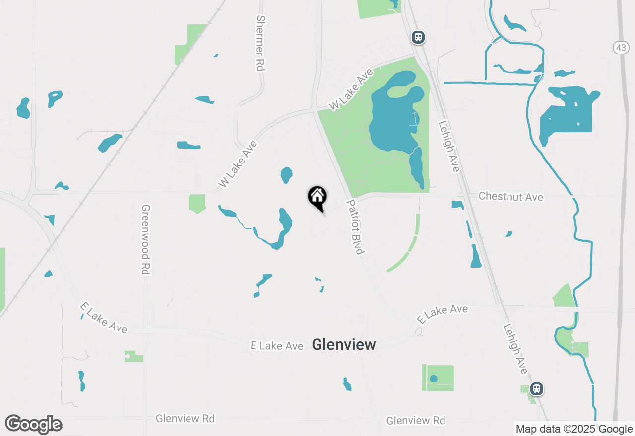 Map of 2854 Commons Drive, Glenview, IL 60026