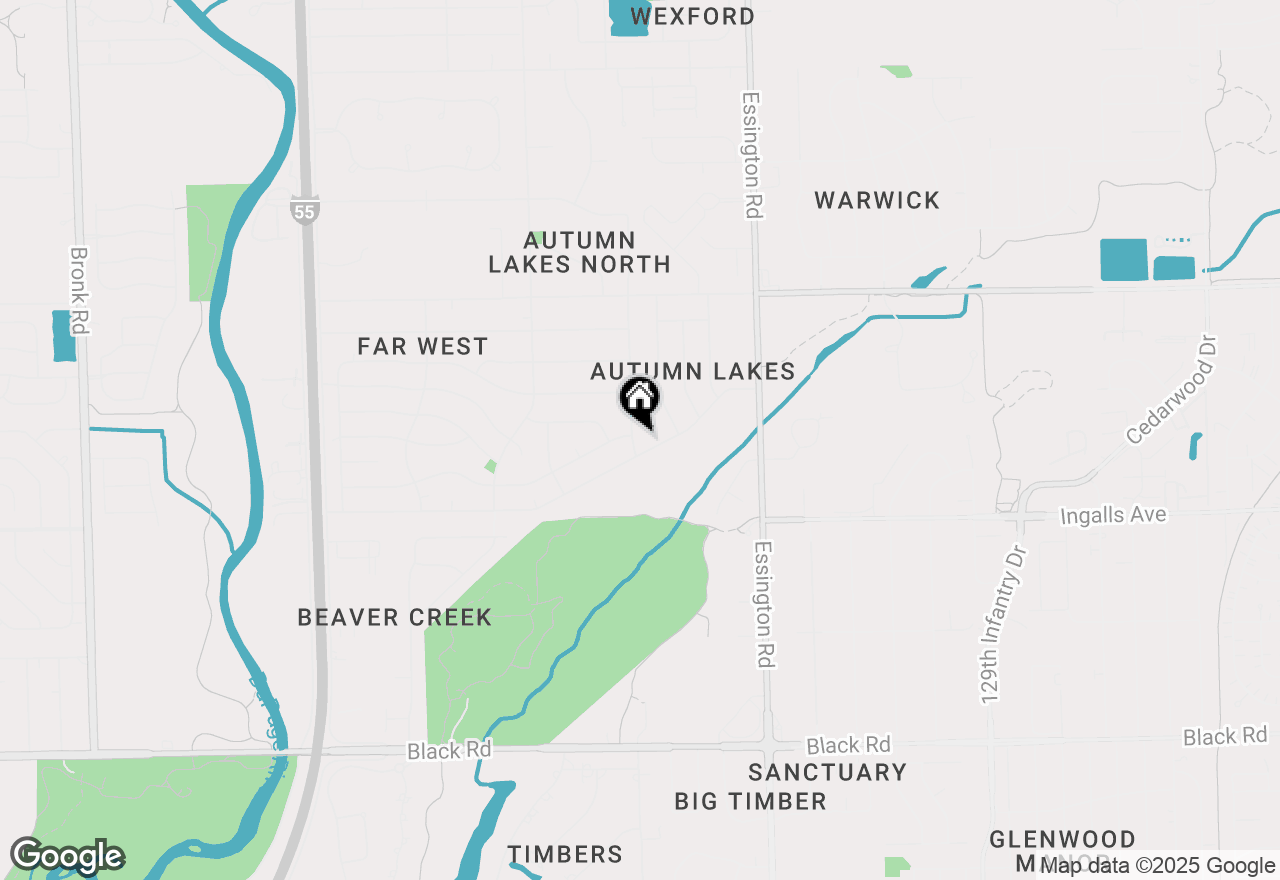 Map of 1328 Timberline Drive, Joliet, IL 60431