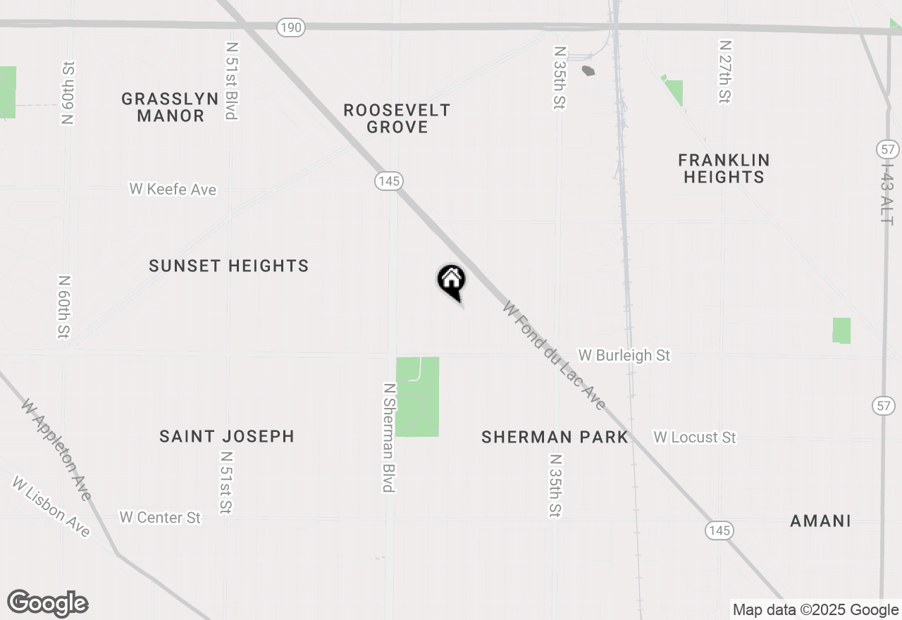 Map of 3201 N 40th St, Milwaukee, WI 53216