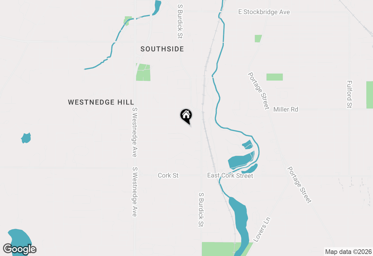 Map of 117 Edgemoor Avenue, Kalamazoo, MI 49001