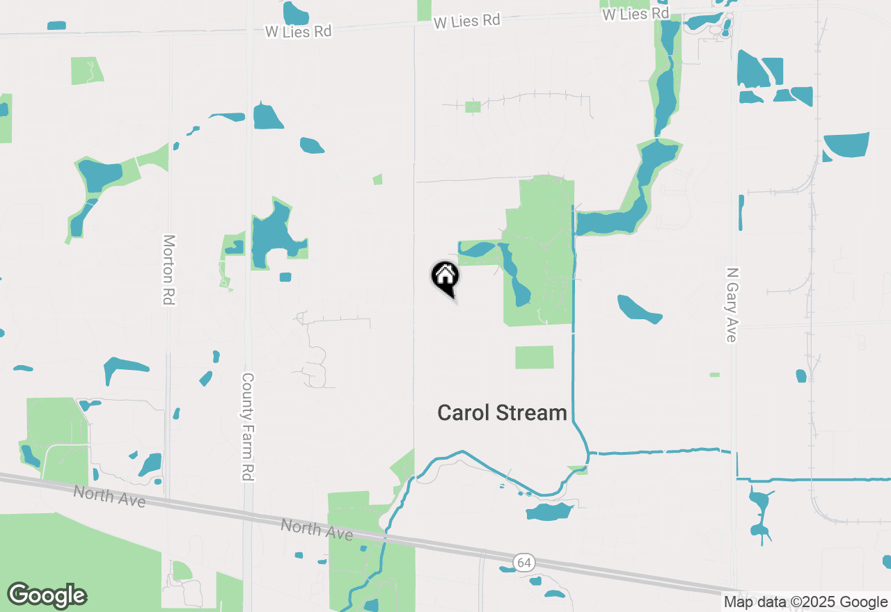 Map of 561 Cheyenne Trail, Carol Stream, IL 60188