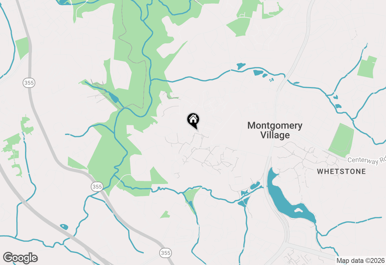 Map of 19355 Frenchton Place, Montgomery Village, MD 20879