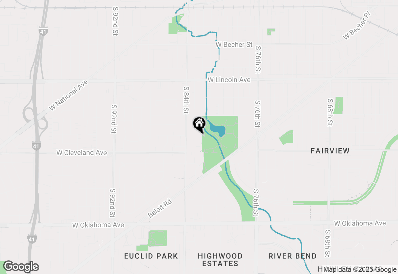 Map of 2605 S 82nd St, West Allis, WI 53219