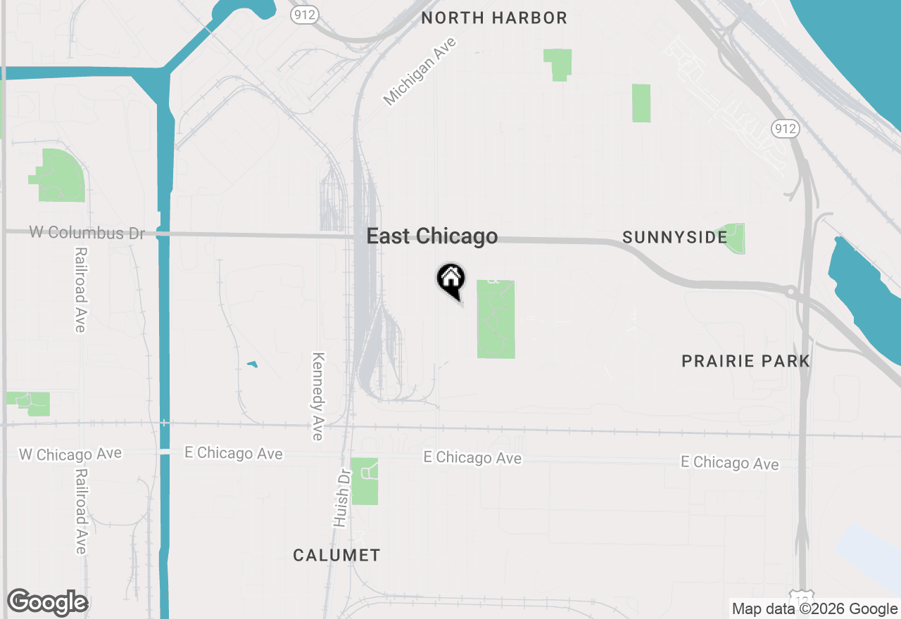 Map of 4228 Ivy Street, East Chicago, IN 46312