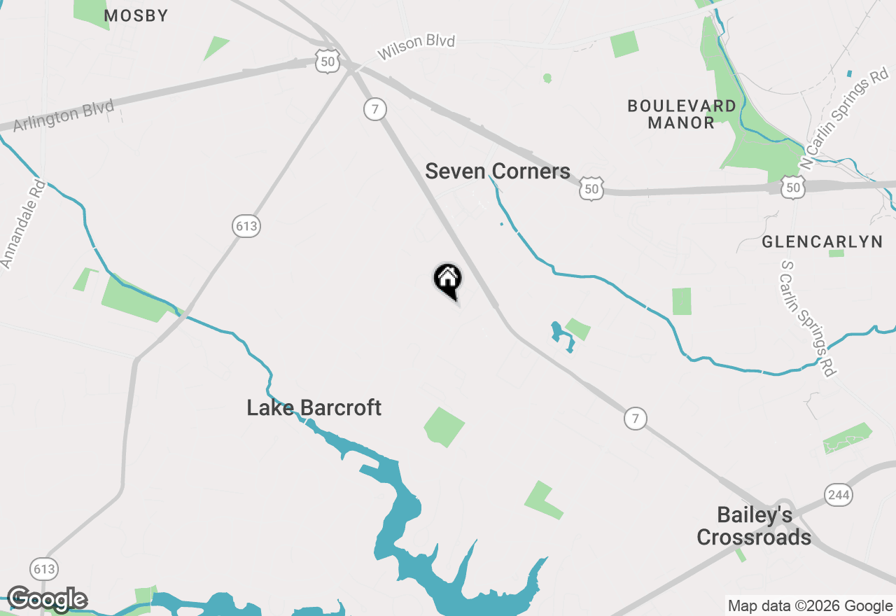 Map of 6203 Champion Oak Court Court, Falls Church, VA 22044