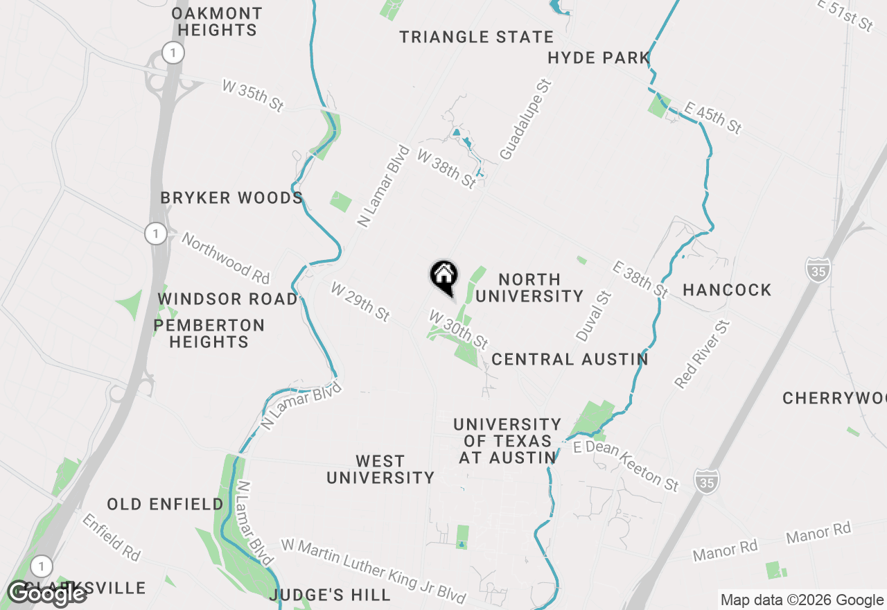 Map of 3010 S Fruth St E #A, Austin, TX 78705
