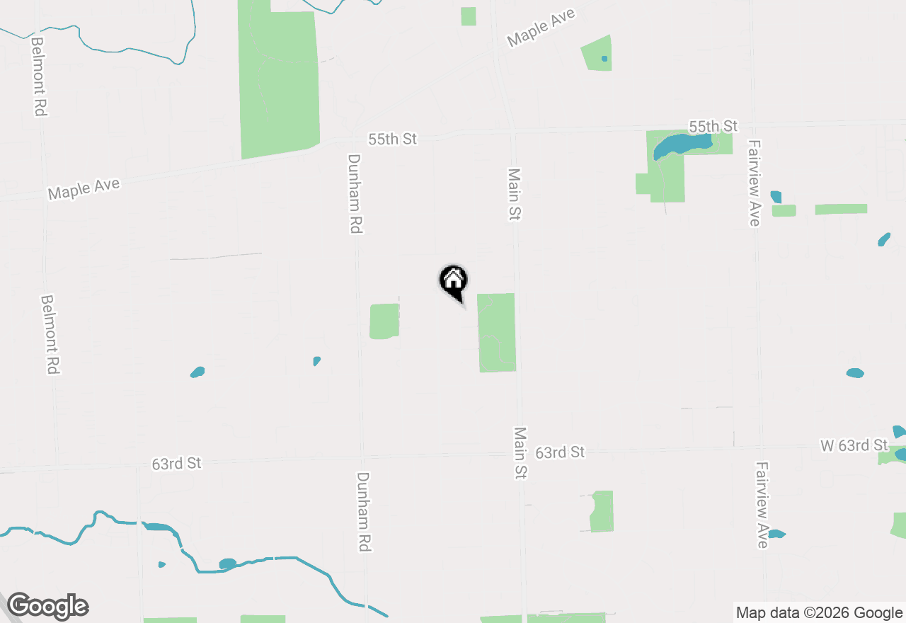 Map of 5924 Carpenter Street, Downers Grove, IL 60516