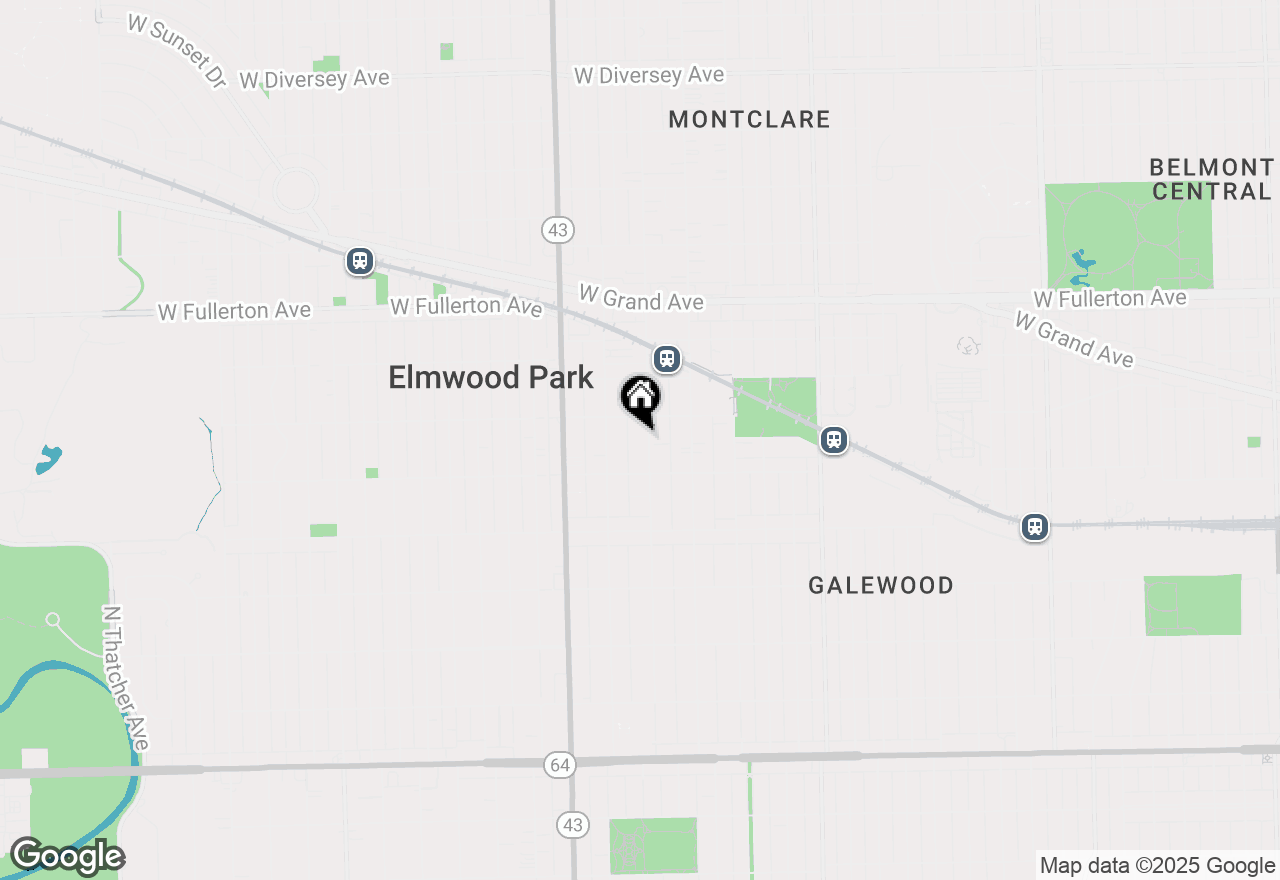 Map of 2132 N Nordica Avenue, Chicago, IL 60707