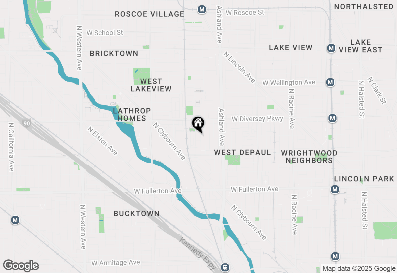 Map of 2709 N Hermitage Avenue, Chicago, IL 60614