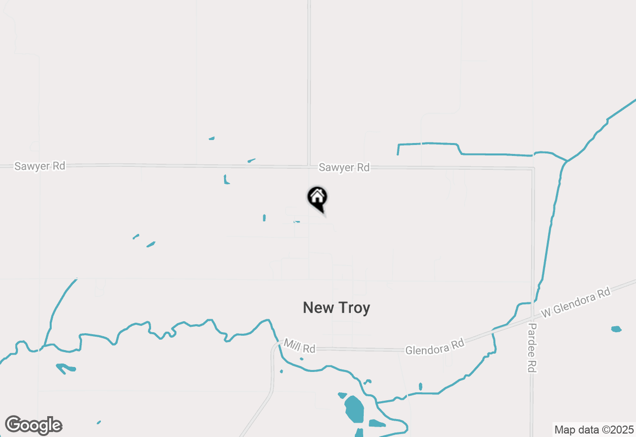 Map of 13081 California Road, Sawyer, MI 49125