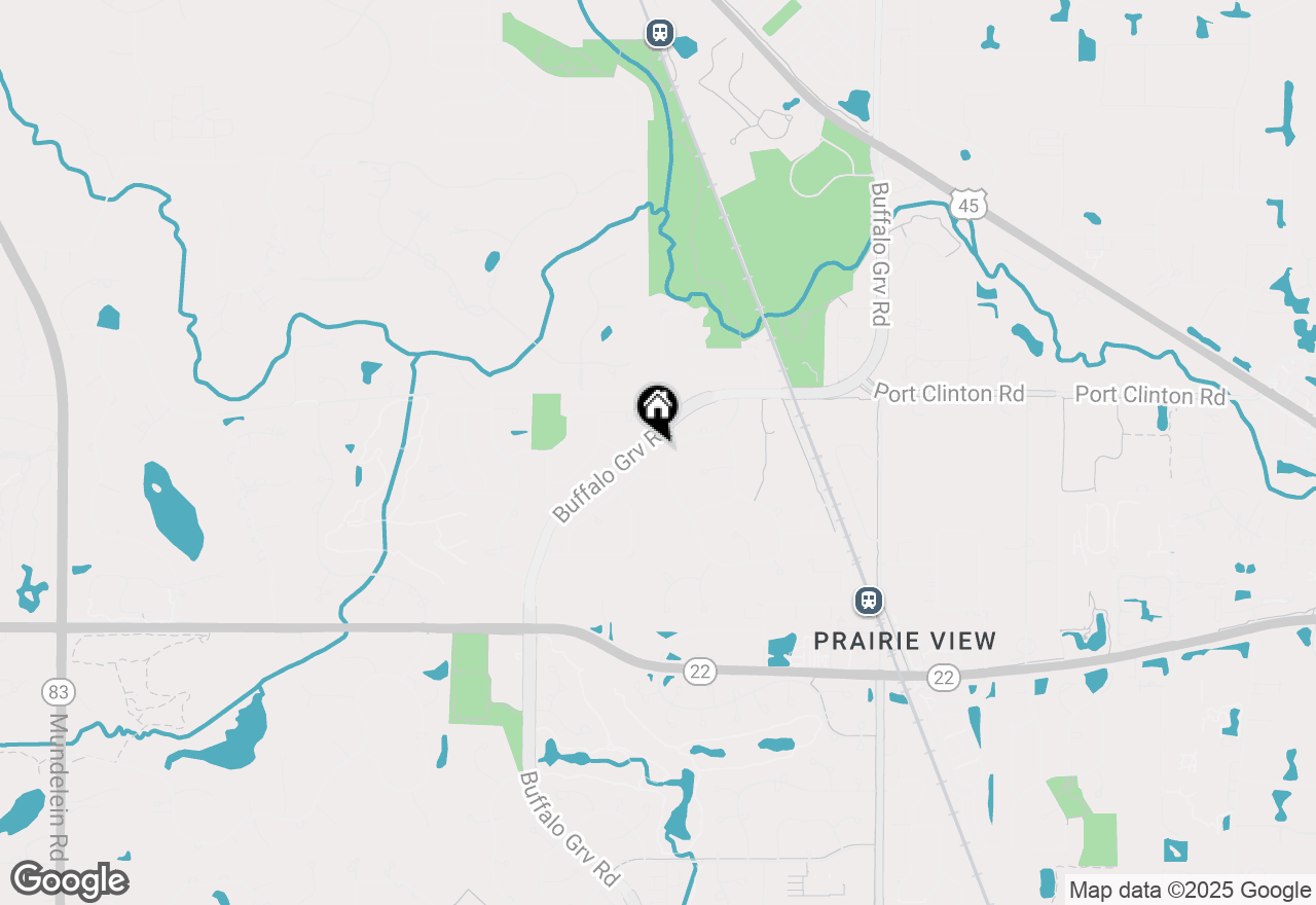 Map of 2961 Whispering Oaks Drive, Buffalo Grove, IL 60089