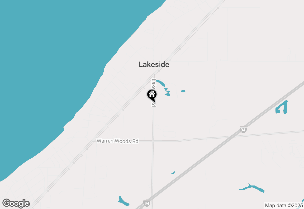 Map of 15206 Lakeside Road, Chikaming Twp, MI 49116