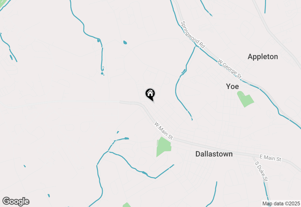 Map of 441 W Maple Street, Dallastown, PA 17313