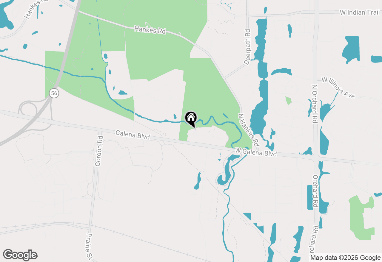 Map of 3147 Trillium Court W, Aurora, IL 60506