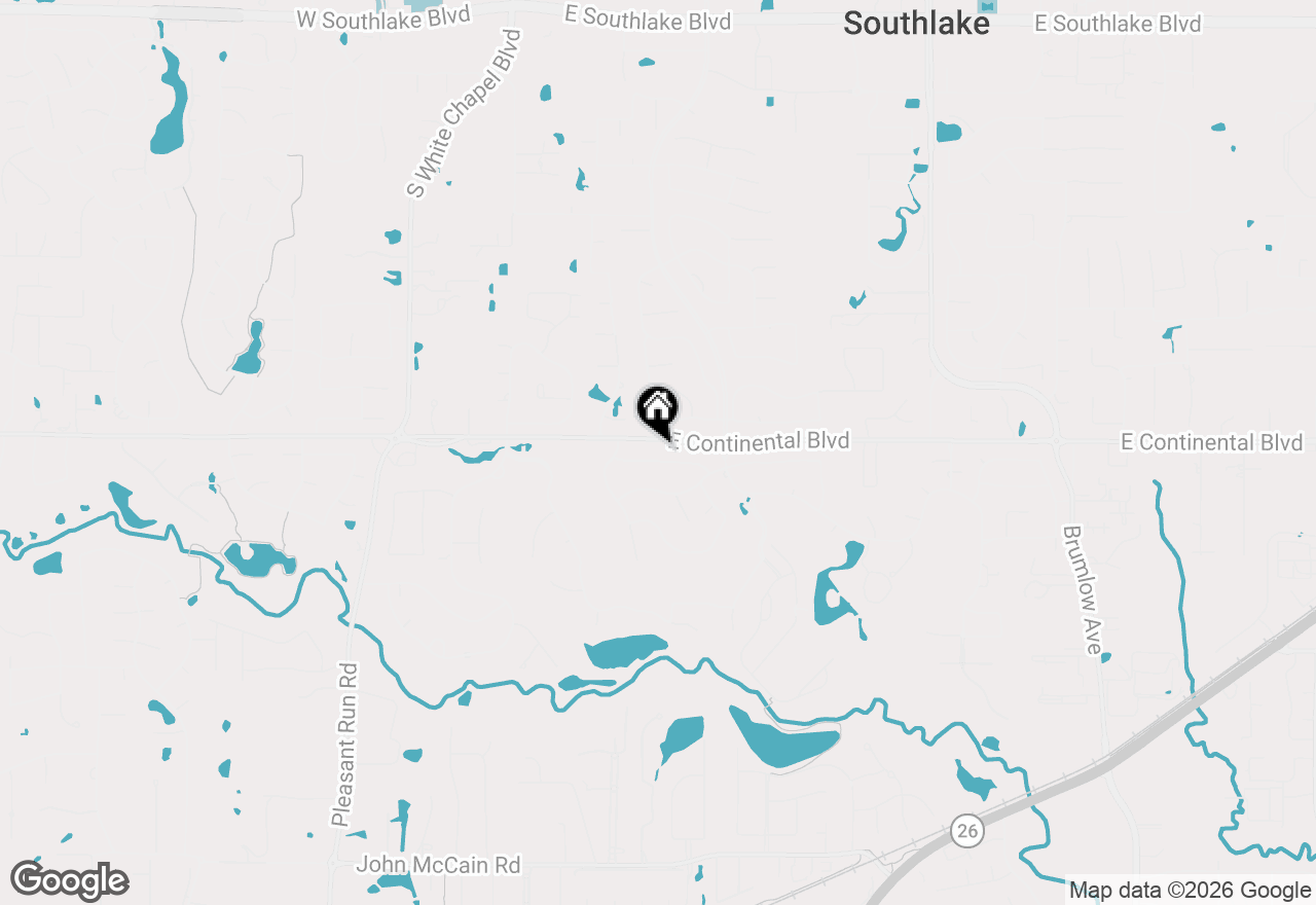 Map of 608 Logans Lane, Southlake, TX 76092