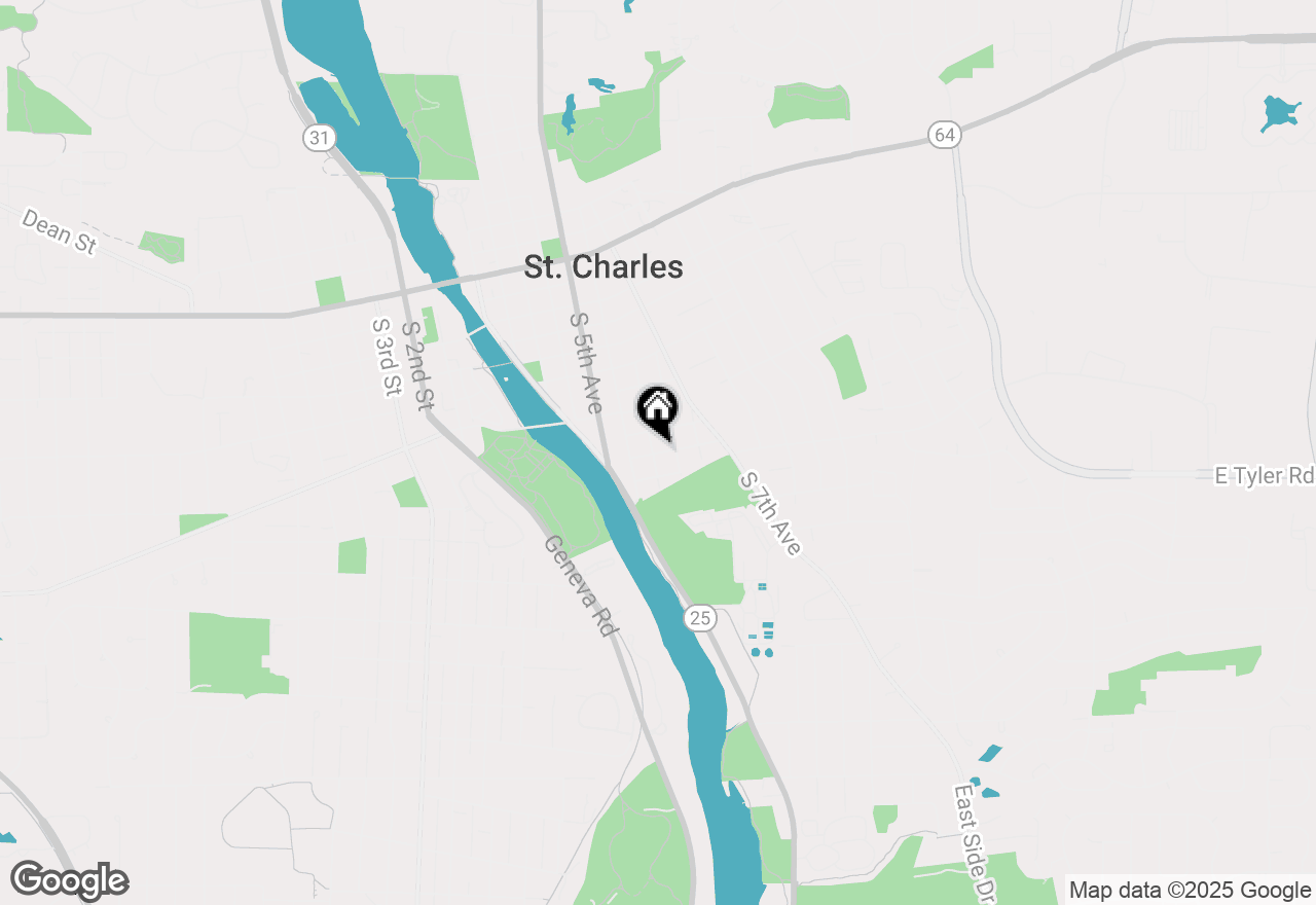 Map of 720 Madison Avenue, St. Charles, IL 60174