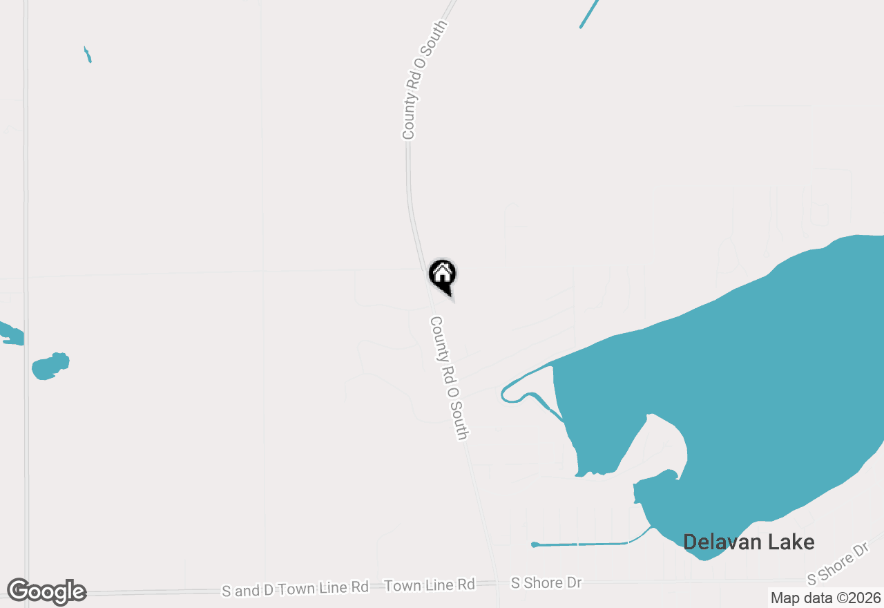 Map of 2856 County Road O, Delavan, WI 53115