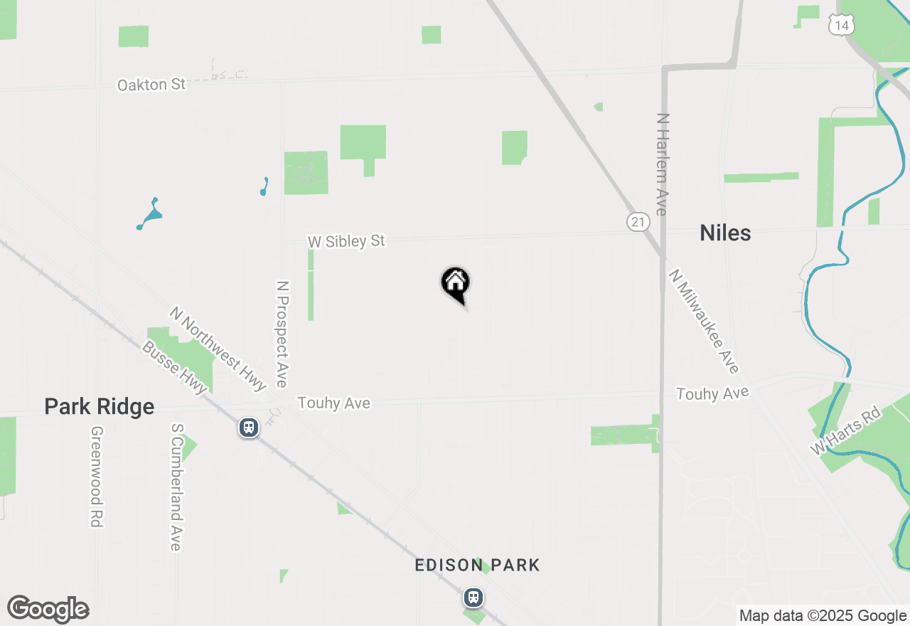 Map of 7404 N Overhill Avenue, Chicago, IL 60631