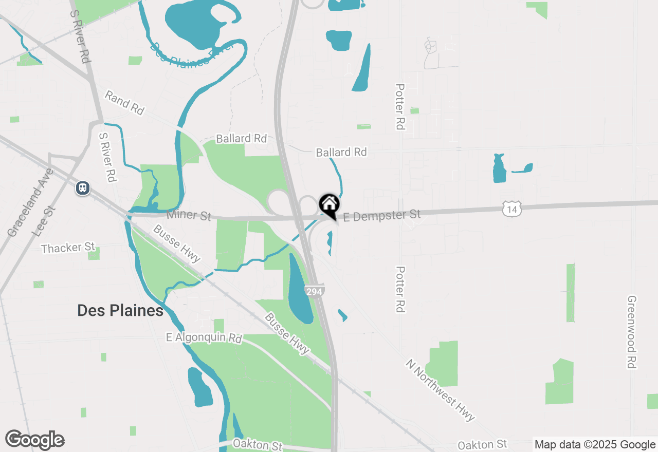 Map of 1715 Pavilion Way #207, Park Ridge, IL 60068