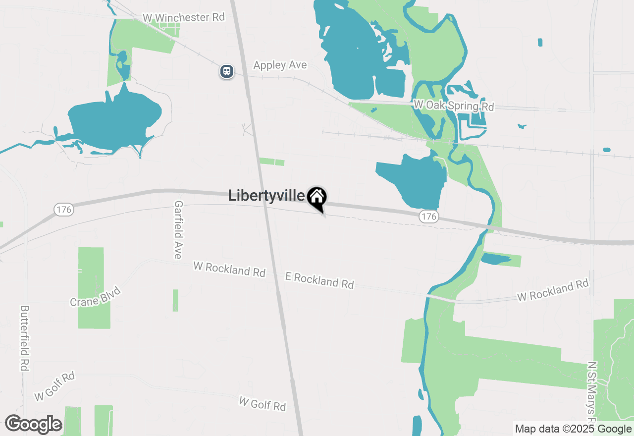 Map of 418 Sunnyside Avenue, Libertyville, IL 60048