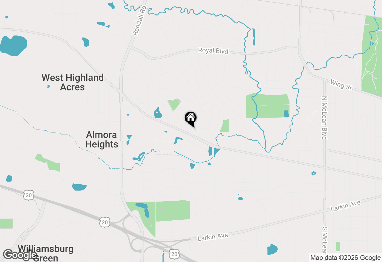 Map of 515 Madison Lane, Elgin, IL 60123