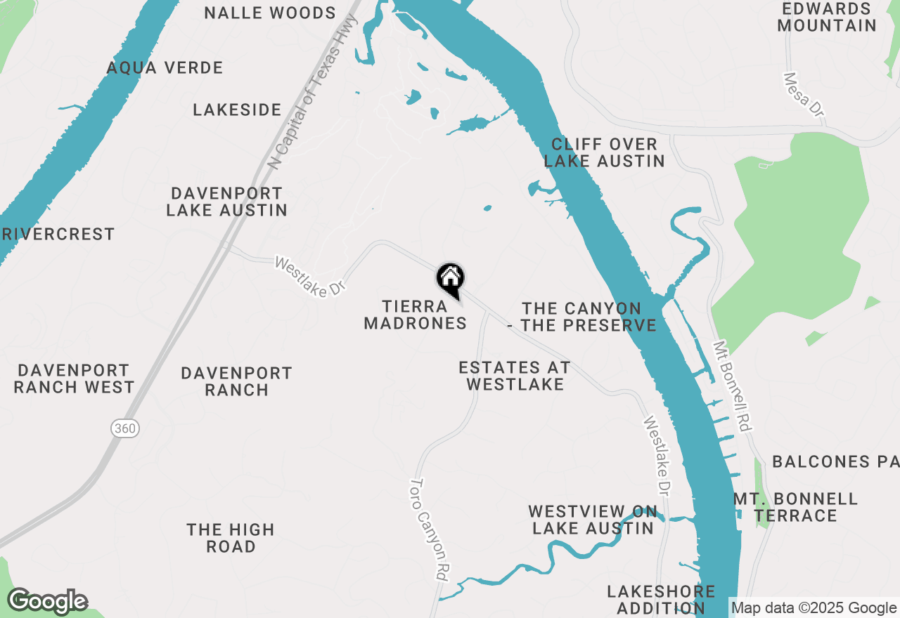 Map of 3801 Cassava Dr, Austin, TX 78746
