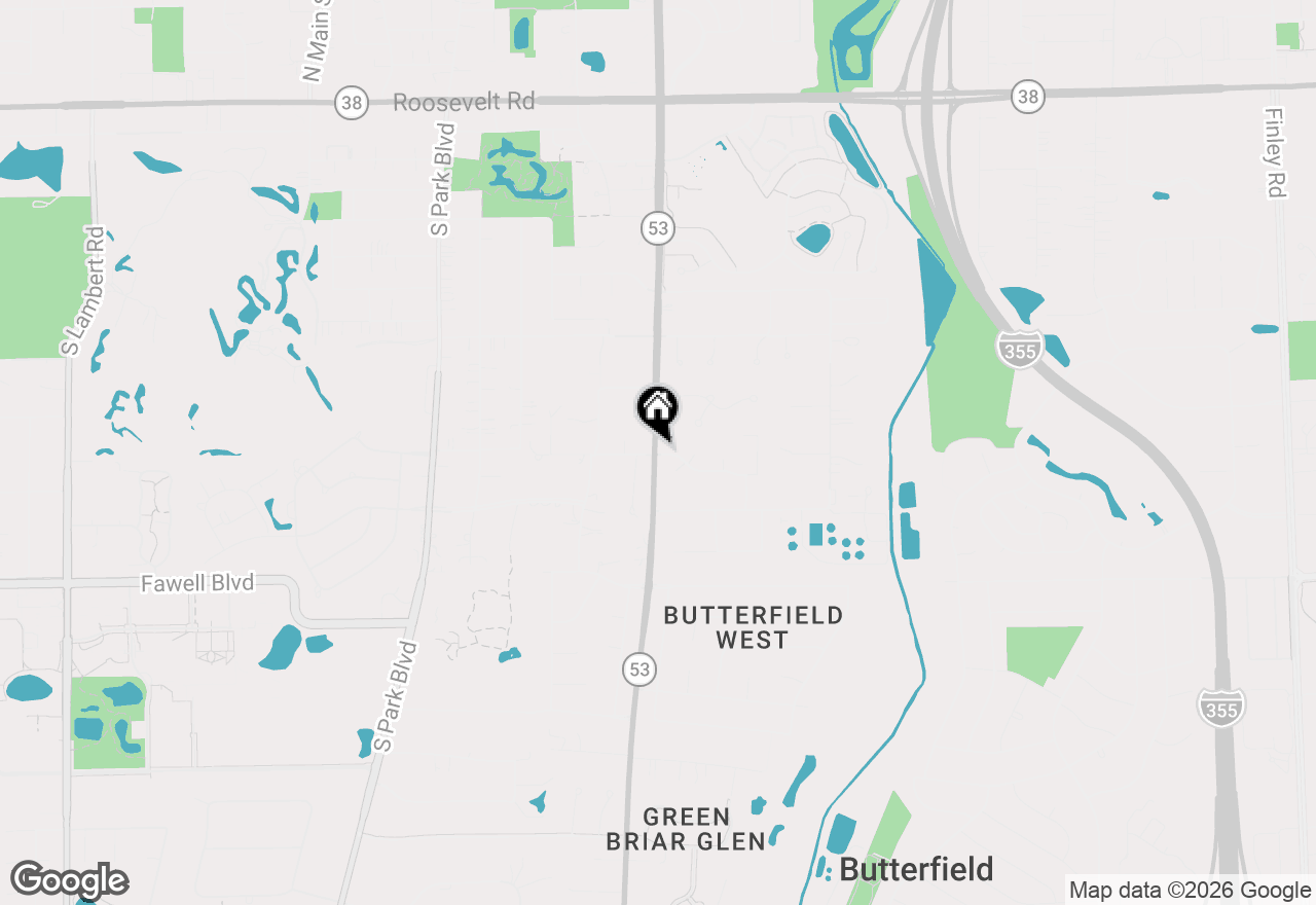 Map of 800 Marston Avenue, Glen Ellyn, IL 60137