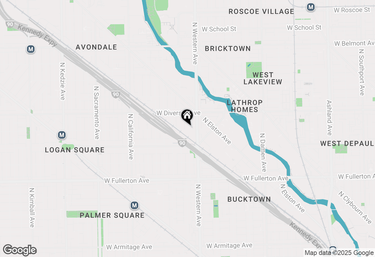 Map of 2700 N Artesian Avenue #1, Chicago, IL 60647