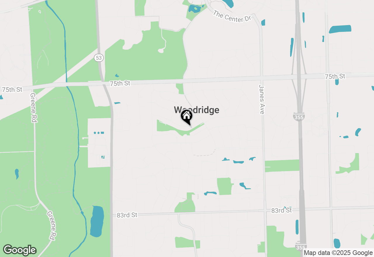 Map of 2849 Crabtree Avenue, Woodridge, IL 60517