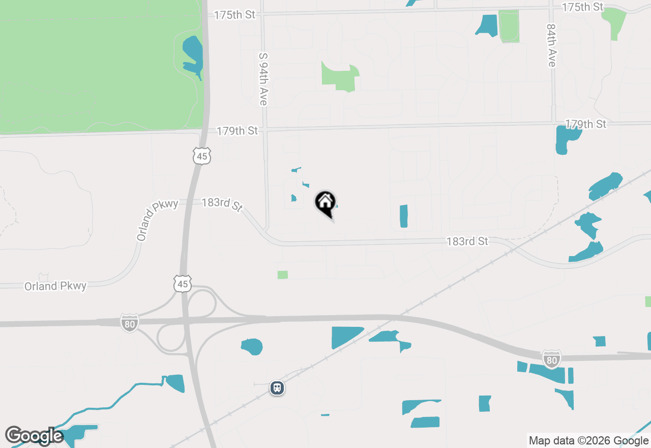 Map of 9131 Newcastle Court, Tinley Park, IL 60487