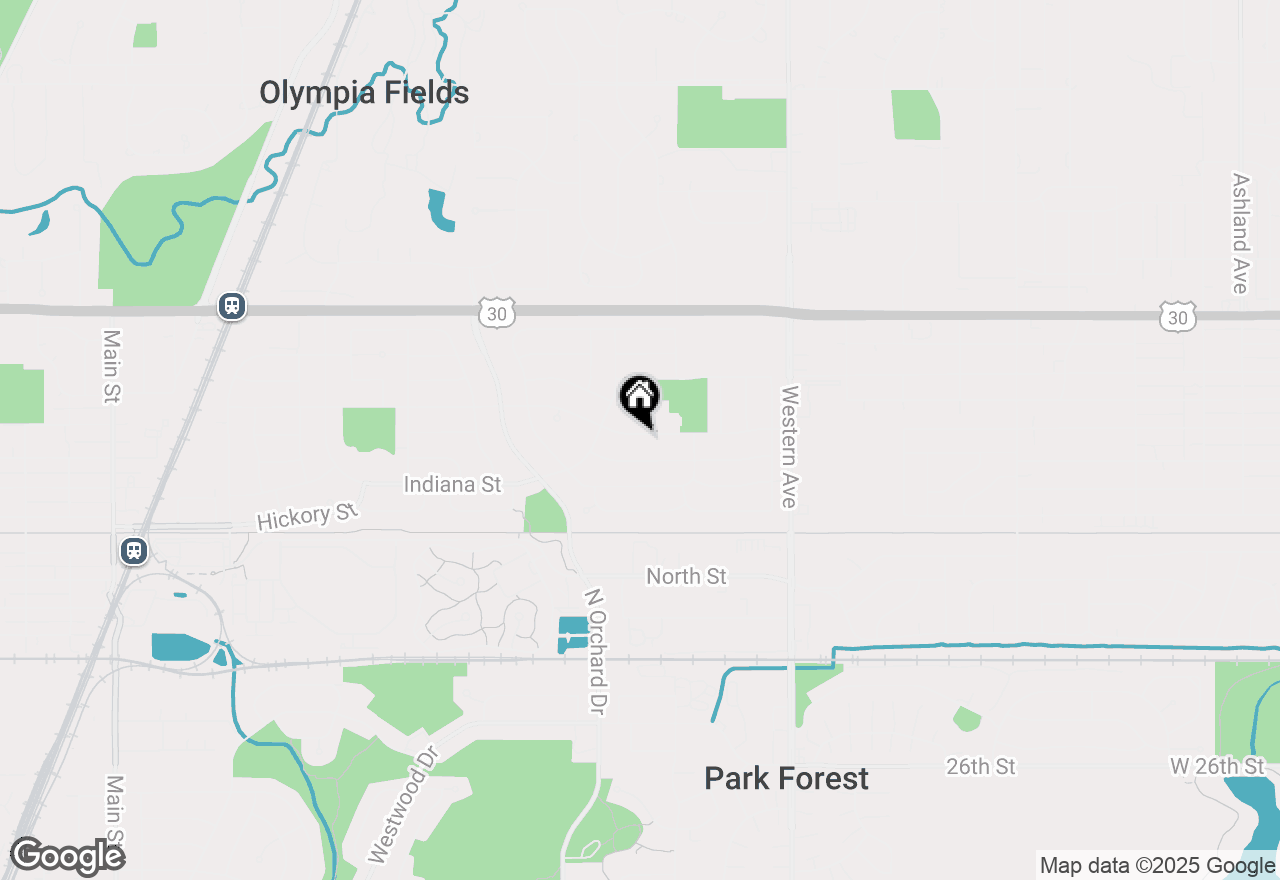 Map of 219 Illinois Street, Park Forest, IL 60466