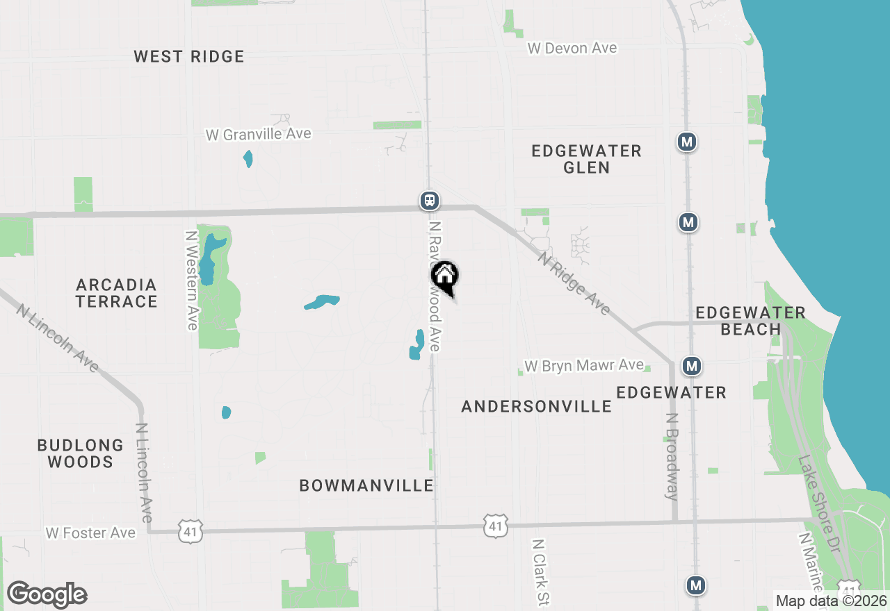 Map of 1767 W Rosehill Drive #403, Chicago, IL 60660