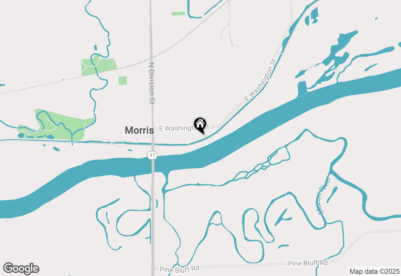 Map of 741 E Illinois Avenue, Morris, IL 60450