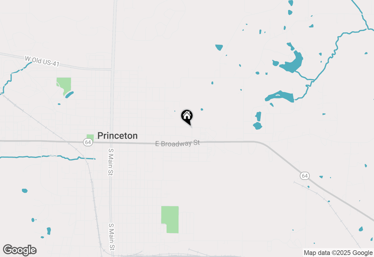 Map of 810 E Emerson Street, Princeton, IN 47670