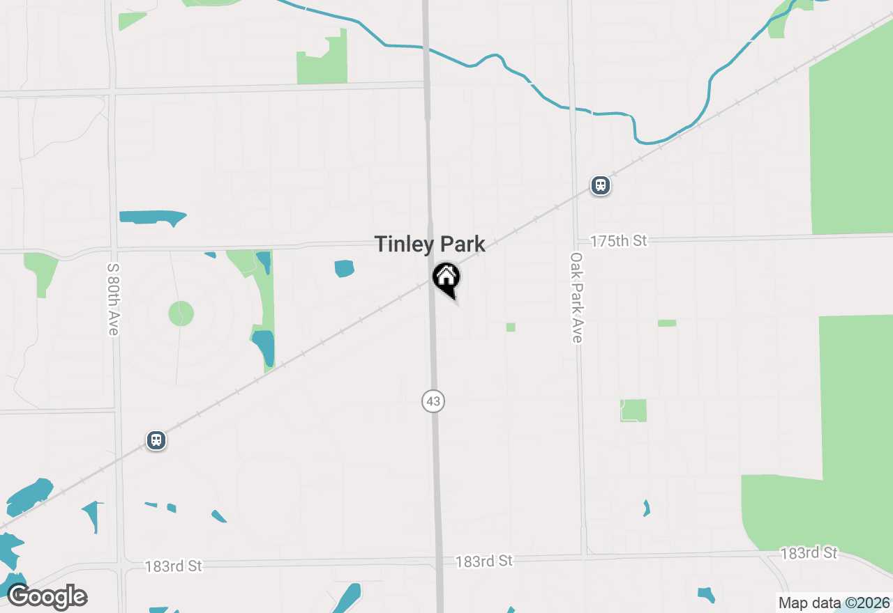 Map of 17618 71st Court #1N, Tinley Park, IL 60477