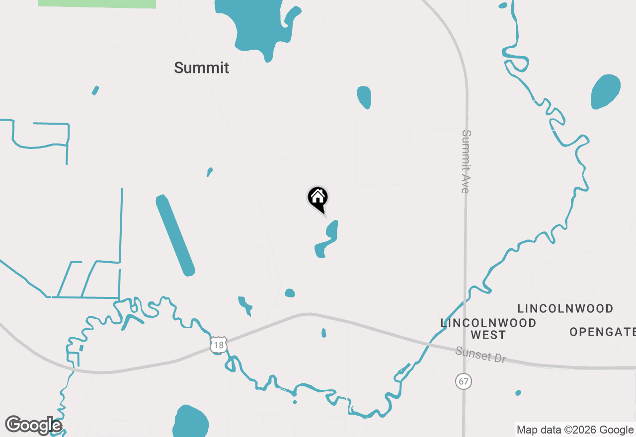 Map of 36707 Prairie Dr, Oconomowoc, WI 53066