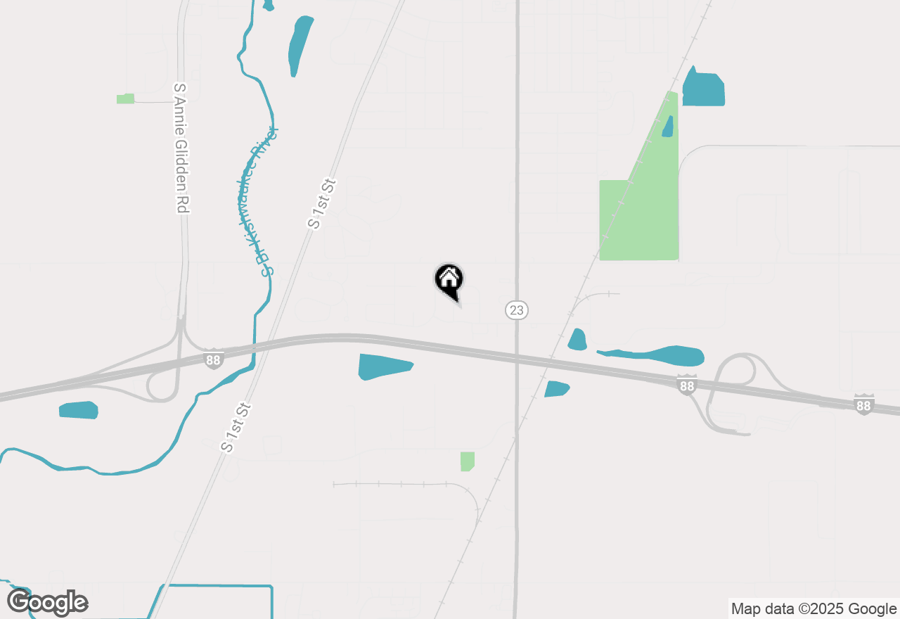 Map of 313 Manning Drive, Dekalb, IL 60115