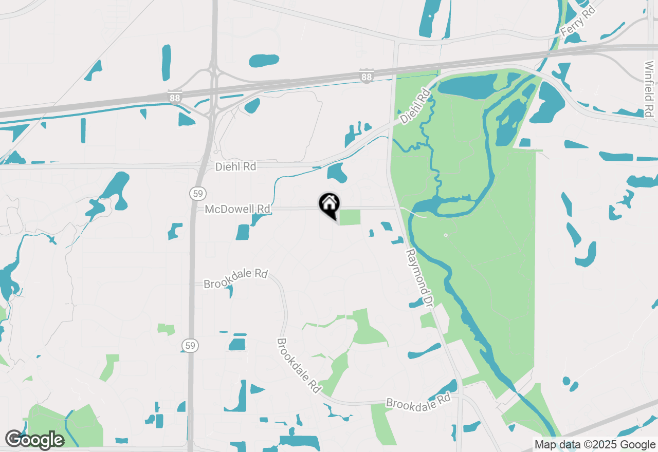 Map of 1563 Abbotsford Drive, Naperville, IL 60563