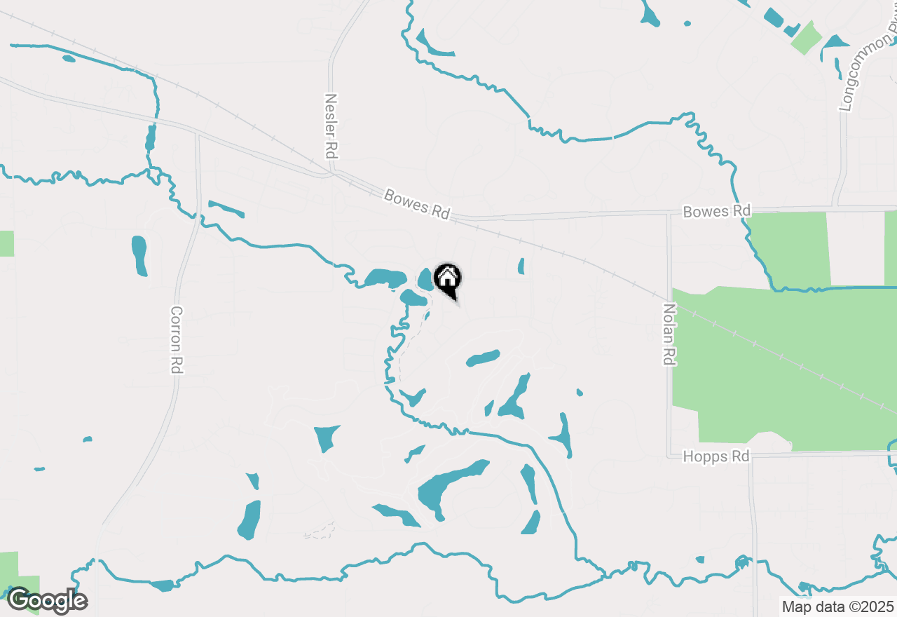 Map of 1210 Falcon Ridge Drive, Elgin, IL 60124