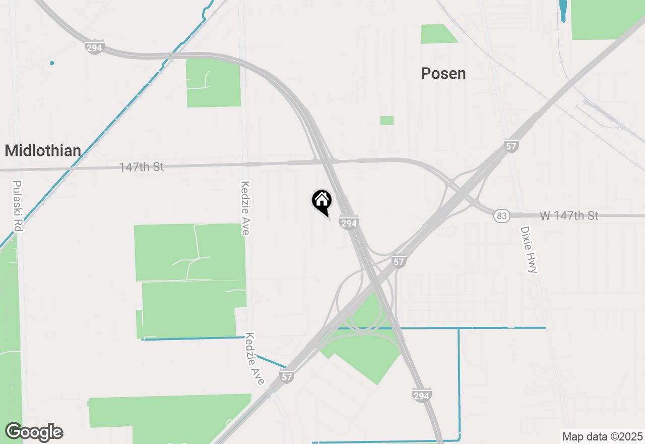 Map of 14901 S Richmond Avenue, Posen, IL 60469