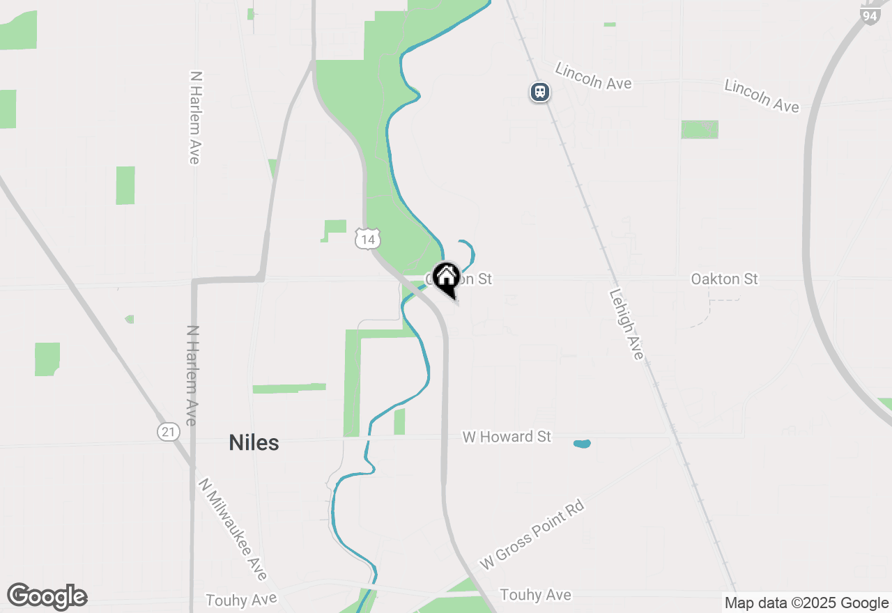 Map of 7875 N Caldwell Avenue #302, Niles, IL 60714