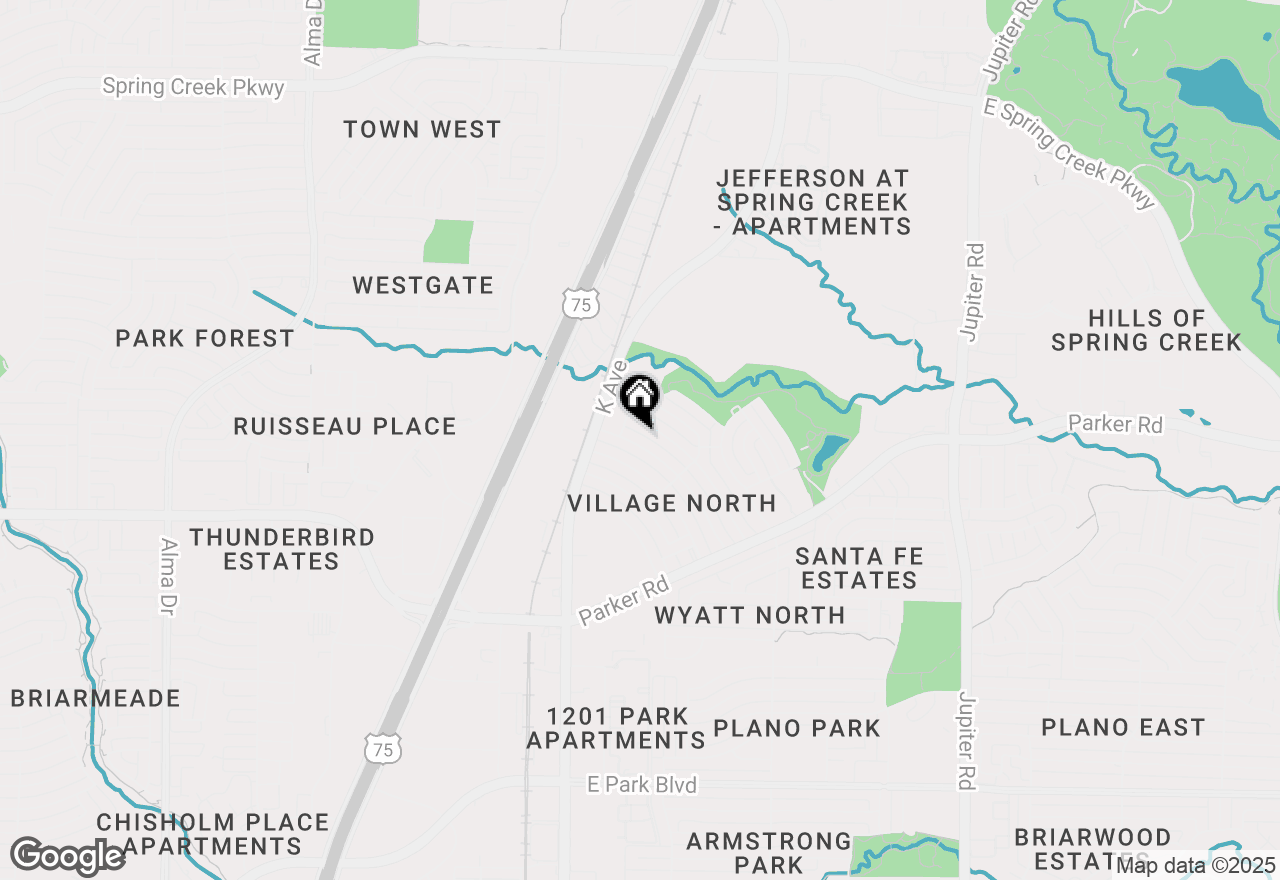 Map of 3440 Westminster Drive, Plano, TX 75074